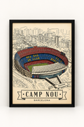 FC Barcelona – Club Edition Football Frame