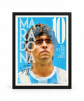 Diego Maradona – El Pibe de Oro Football Frame