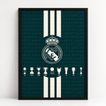 Real Madrid Football Frame – Hala Madrid 🤍👑